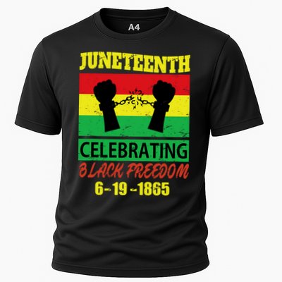 Juneteenth Celebrating Black Freedom 1865 Flag Performance Shirt