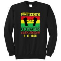 Juneteenth Celebrating Black Freedom 1865 Flag Sweatshirt