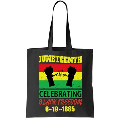 Juneteenth Celebrating Black Freedom 1865 Flag Bag
