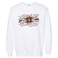 Juneteenth Celebrating Black Power Freedom 1865 Triumph Garment-Dyed Sweatshirt