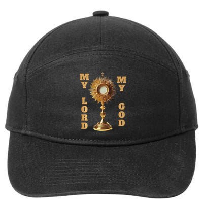 Jesus Christ Blessed Sacrament My Lord 7-Panel Snapback Hat