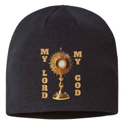Jesus Christ Blessed Sacrament My Lord Sustainable Beanie