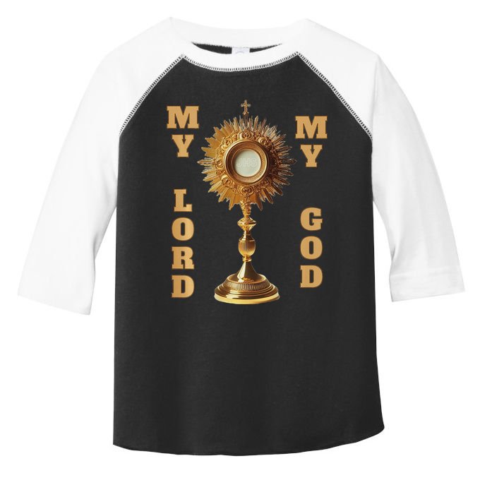 Jesus Christ Blessed Sacrament My Lord Toddler Fine Jersey T-Shirt
