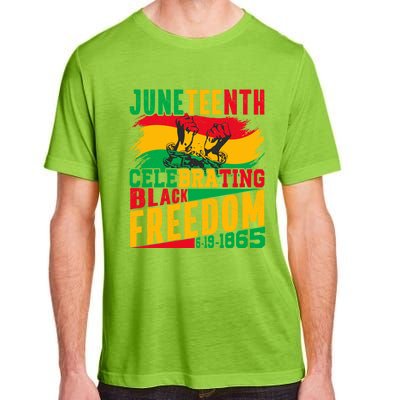 Junenth Celebrating Black Freedom Break Every Chains Gift Adult ChromaSoft Performance T-Shirt