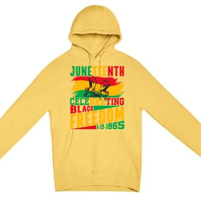 Junenth Celebrating Black Freedom Break Every Chains Gift Premium Pullover Hoodie