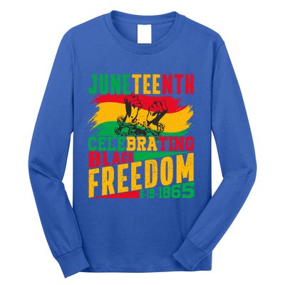 Junenth Celebrating Black Freedom Break Every Chains Gift Long Sleeve Shirt