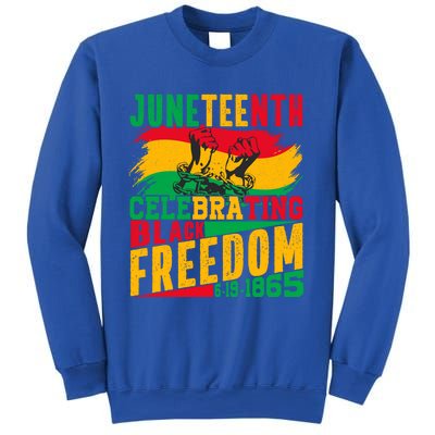 Junenth Celebrating Black Freedom Break Every Chains Gift Sweatshirt