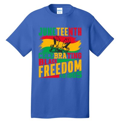 Junenth Celebrating Black Freedom Break Every Chains Gift Tall T-Shirt