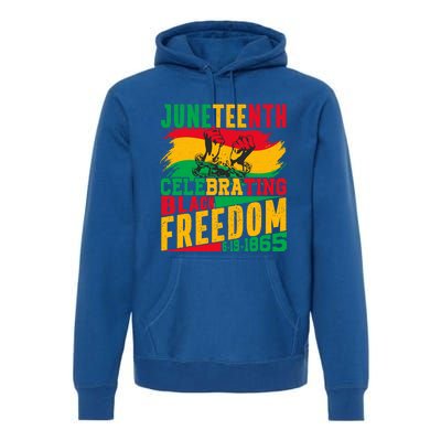 Junenth Celebrating Black Freedom Break Every Chains Gift Premium Hoodie