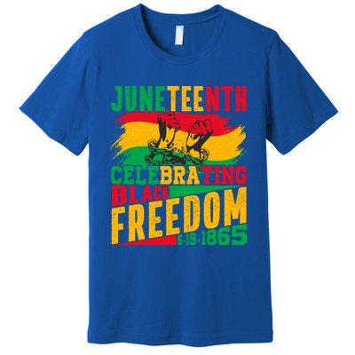 Junenth Celebrating Black Freedom Break Every Chains Gift Premium T-Shirt