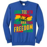 Junenth Celebrating Black Freedom Break Every Chains Gift Tall Sweatshirt