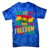 Junenth Celebrating Black Freedom Break Every Chains Gift Tie-Dye T-Shirt