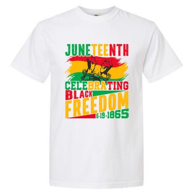 Junenth Celebrating Black Freedom Break Every Chains Gift Garment-Dyed Heavyweight T-Shirt