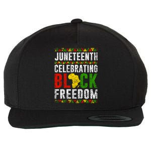 Junenth Celebrating Black Freedom Africa 1865 Junenth Gift Wool Snapback Cap