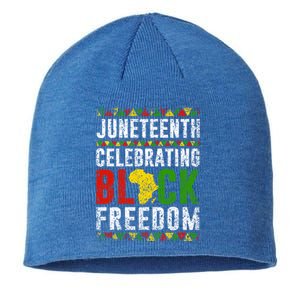 Junenth Celebrating Black Freedom Africa 1865 Junenth Gift Sustainable Beanie