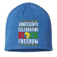 Junenth Celebrating Black Freedom Africa 1865 Junenth Gift Sustainable Beanie