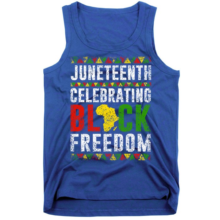 Junenth Celebrating Black Freedom Africa 1865 Junenth Gift Tank Top