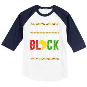 Junenth Celebrating Black Freedom Africa 1865 Junenth Gift Baseball Sleeve Shirt