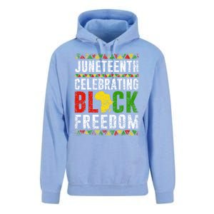 Junenth Celebrating Black Freedom Africa 1865 Junenth Gift Unisex Surf Hoodie