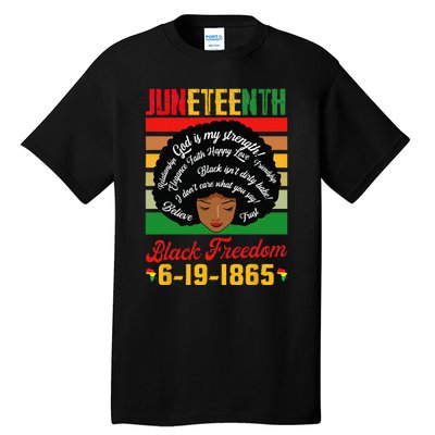 Juneteenth Celebrations Black Freedom Juneteenth 1965 Tall T-Shirt