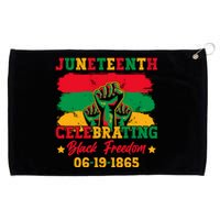 Juneteenth Celebrating Black Freedom 1865 African American Grommeted Golf Towel