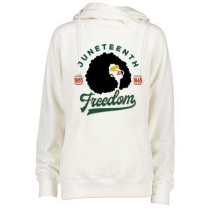 Juneteenth Celebrating Black Freedom 1865 African American Womens Funnel Neck Pullover Hood