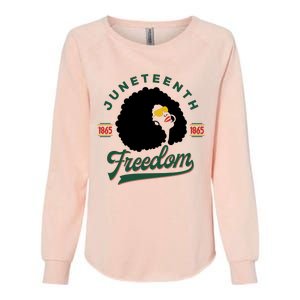 Juneteenth Celebrating Black Freedom 1865 African American Womens California Wash Sweatshirt