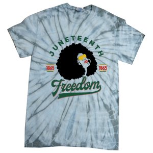 Juneteenth Celebrating Black Freedom 1865 African American Tie-Dye T-Shirt