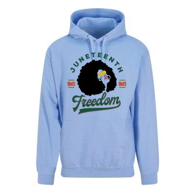 Juneteenth Celebrating Black Freedom 1865 African American Unisex Surf Hoodie