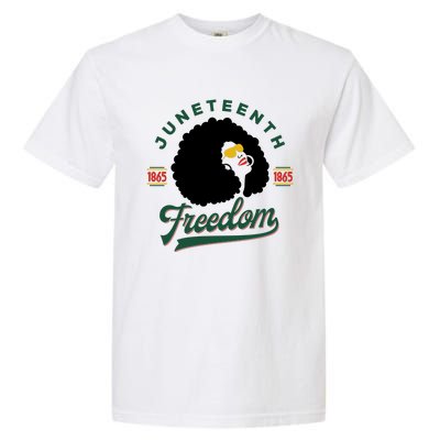 Juneteenth Celebrating Black Freedom 1865 African American Garment-Dyed Heavyweight T-Shirt