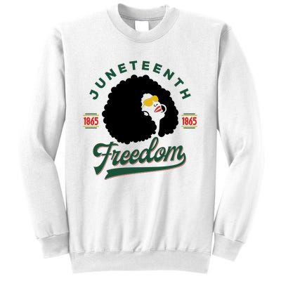 Juneteenth Celebrating Black Freedom 1865 African American Sweatshirt