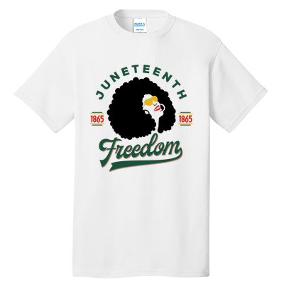 Juneteenth Celebrating Black Freedom 1865 African American Tall T-Shirt