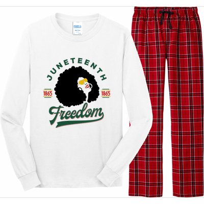 Juneteenth Celebrating Black Freedom 1865 African American Long Sleeve Pajama Set