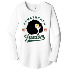 Juneteenth Celebrating Black Freedom 1865 African American Women's Perfect Tri Tunic Long Sleeve Shirt