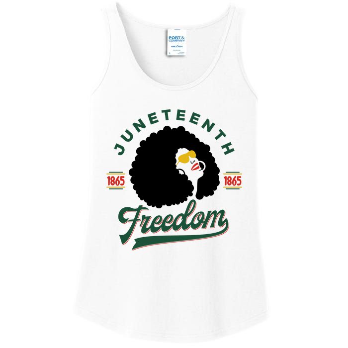 Juneteenth Celebrating Black Freedom 1865 African American Ladies Essential Tank