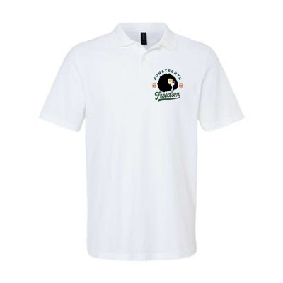 Juneteenth Celebrating Black Freedom 1865 African American Softstyle Adult Sport Polo