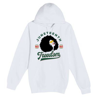 Juneteenth Celebrating Black Freedom 1865 African American Premium Pullover Hoodie