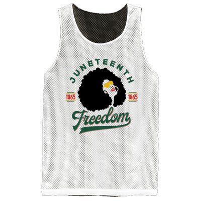 Juneteenth Celebrating Black Freedom 1865 African American Mesh Reversible Basketball Jersey Tank