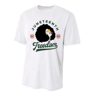 Juneteenth Celebrating Black Freedom 1865 African American Performance Sprint T-Shirt