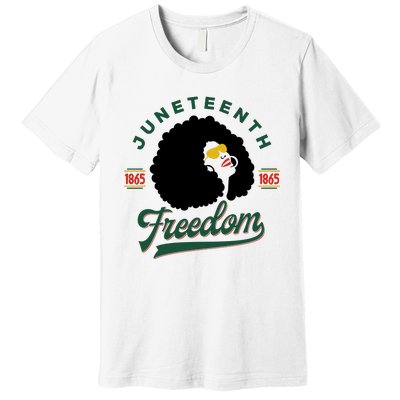 Juneteenth Celebrating Black Freedom 1865 African American Premium T-Shirt