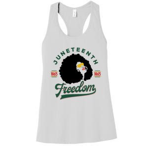 Juneteenth Celebrating Black Freedom 1865 African American Women's Racerback Tank