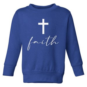 Jesus Christian Bible Verse Faith Gifts Toddler Sweatshirt