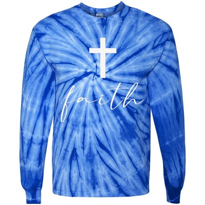 Jesus Christian Bible Verse Faith Gifts Tie-Dye Long Sleeve Shirt