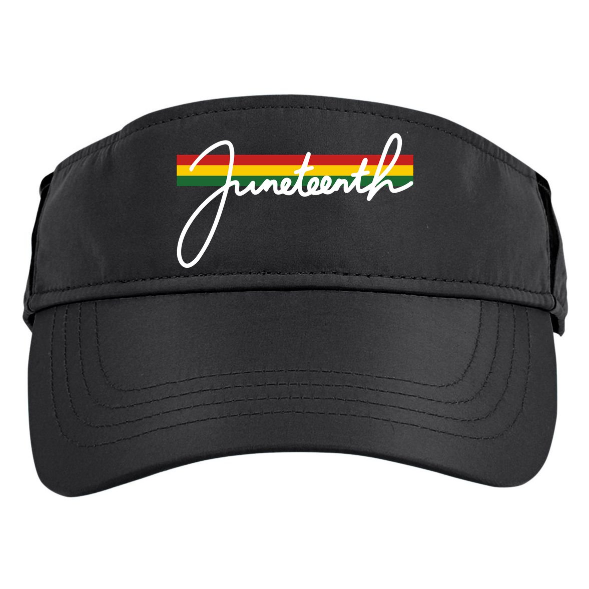 Juneteenth Cool Black History Adult Drive Performance Visor
