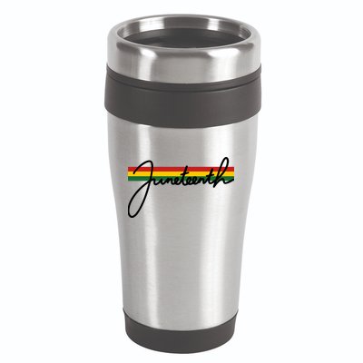Juneteenth Cool Black History 16oz Travel Tumbler