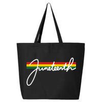 Juneteenth Cool Black History 25L Jumbo Tote