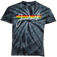 Juneteenth Cool Black History Kids Tie-Dye T-Shirt