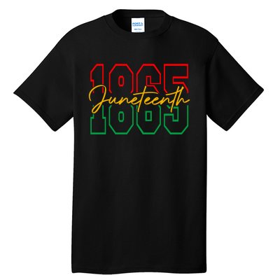 Juneteenth Celebrate Black Freedom 1865 History Month Tall T-Shirt