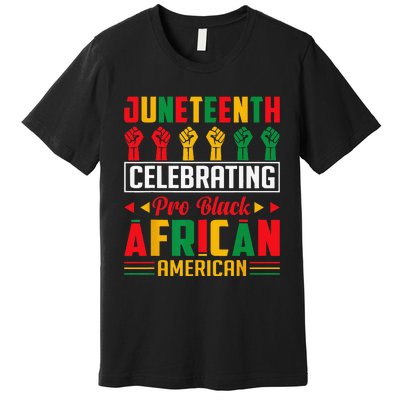 Juneteenth Celebrating Black Freedom 1865 African American Premium T-Shirt