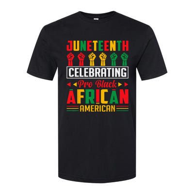 Juneteenth Celebrating Black Freedom 1865 African American Softstyle CVC T-Shirt